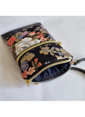 Mini-sac pour téléphone - Kanako noir