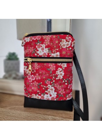 Mini-sac pour téléphone - Nina rouge