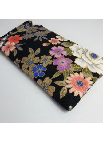 Etui zippé pour téléphone - Kanako noir